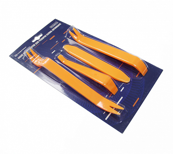 Набор инструментов для разборки салона автомобиля (4 предмета в блистере)